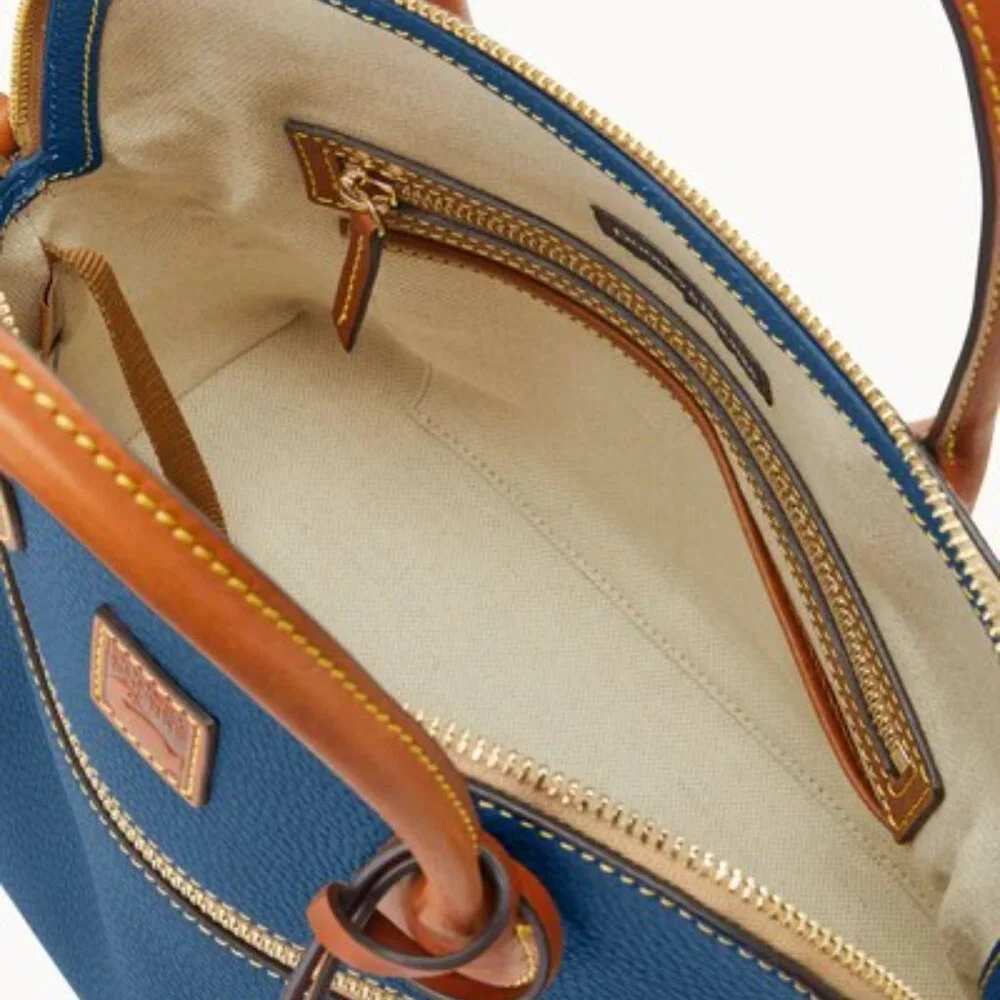 Dooney & Bourke Pebble Grain LARGE Domed Satchel/Shoulder Bag/Crossbody Bag - Picture 10 of 15